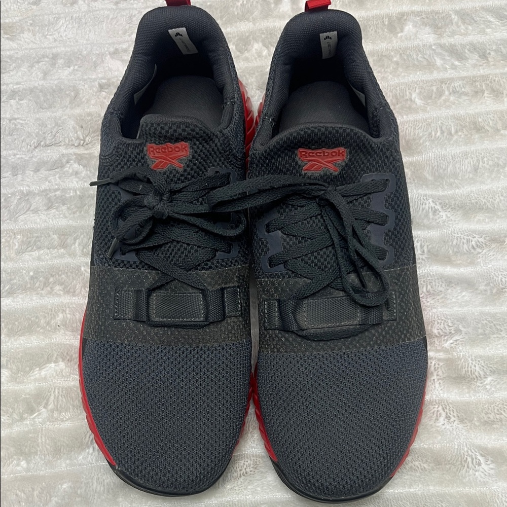 Reebok Charcoal and Crimson Athletic Shoes